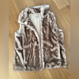 LOFT Brown Teddy Jacket